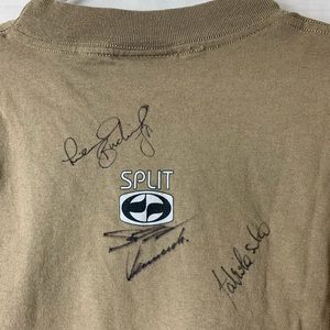 Split Autographed Rollerblader Tee shirt